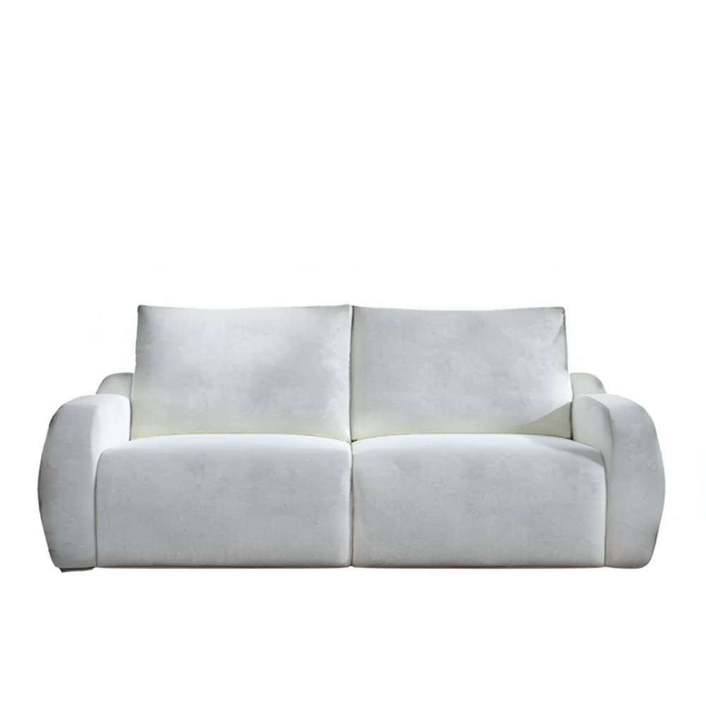 Sofá Blanco con asientos relax modelo Salesas
