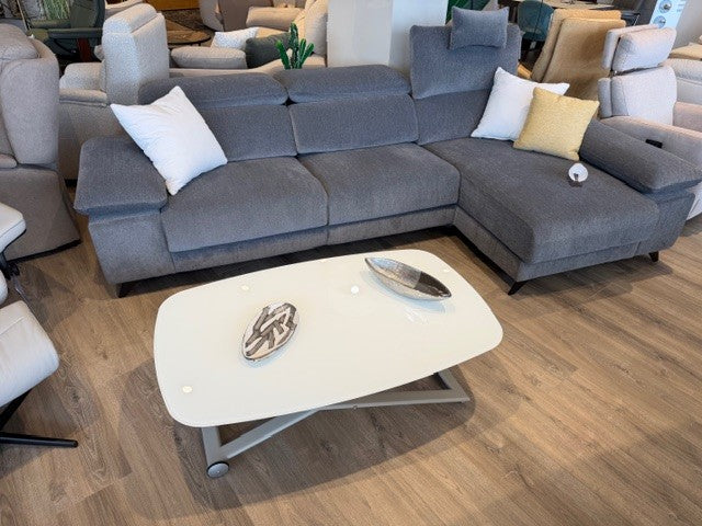 Chaiselongue NICE con 2 extraibles con carro tapizado Aquaclean