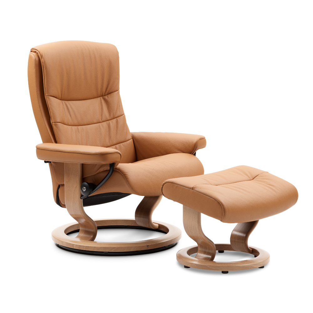 Sillon modelo NORDIC Classic Plus™ System de Stressless en piel Paloma
