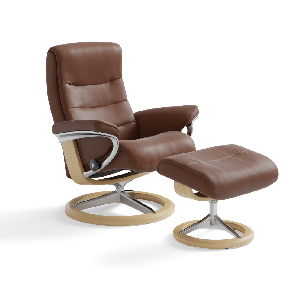 Sillón modelo NORDIC Signature Plus™ System BalanceAdapt™ en piel Paloma