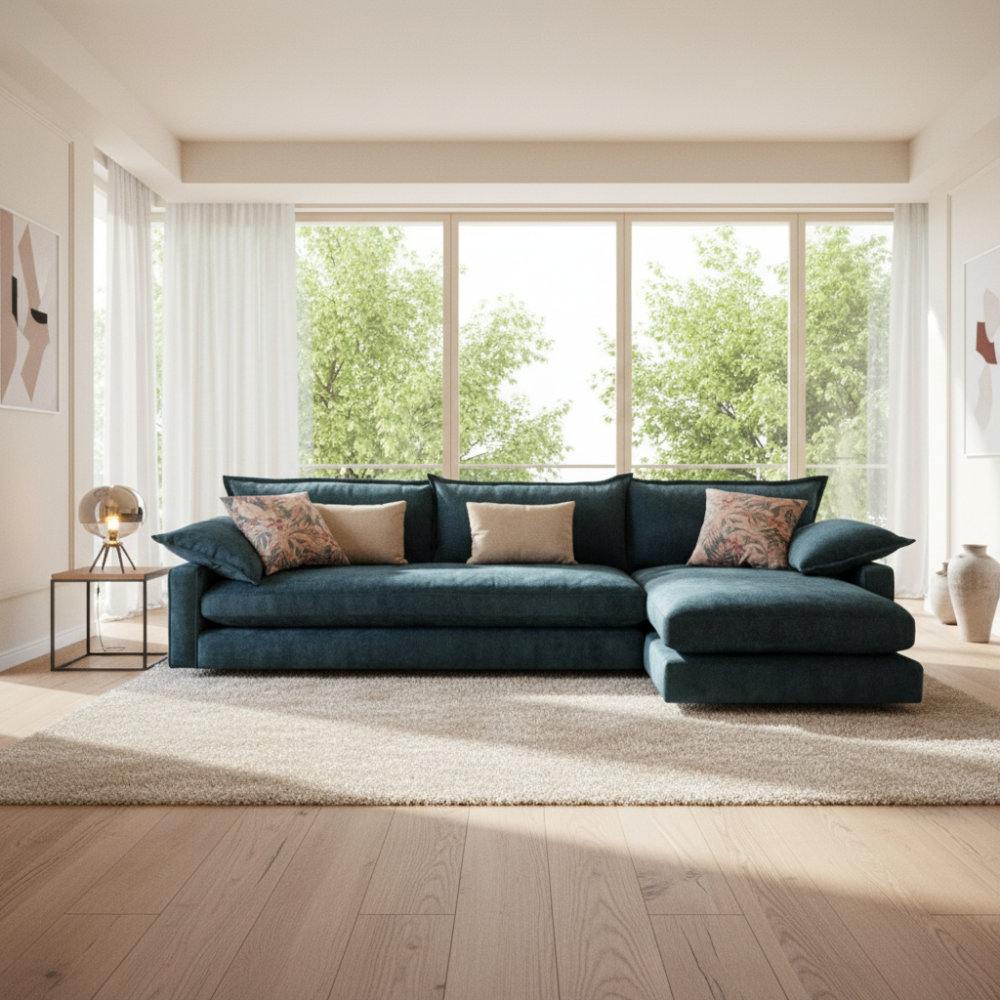 Chaiselongue de diseño y amplia sentada modelo OLAVIDE