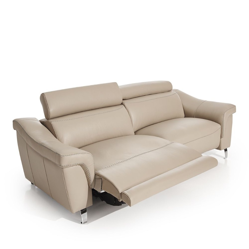 Sofá relax de diseño modelo PADOVA Tapizado piel