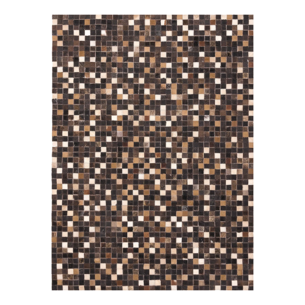 Alfombra de piel Quadra Multi