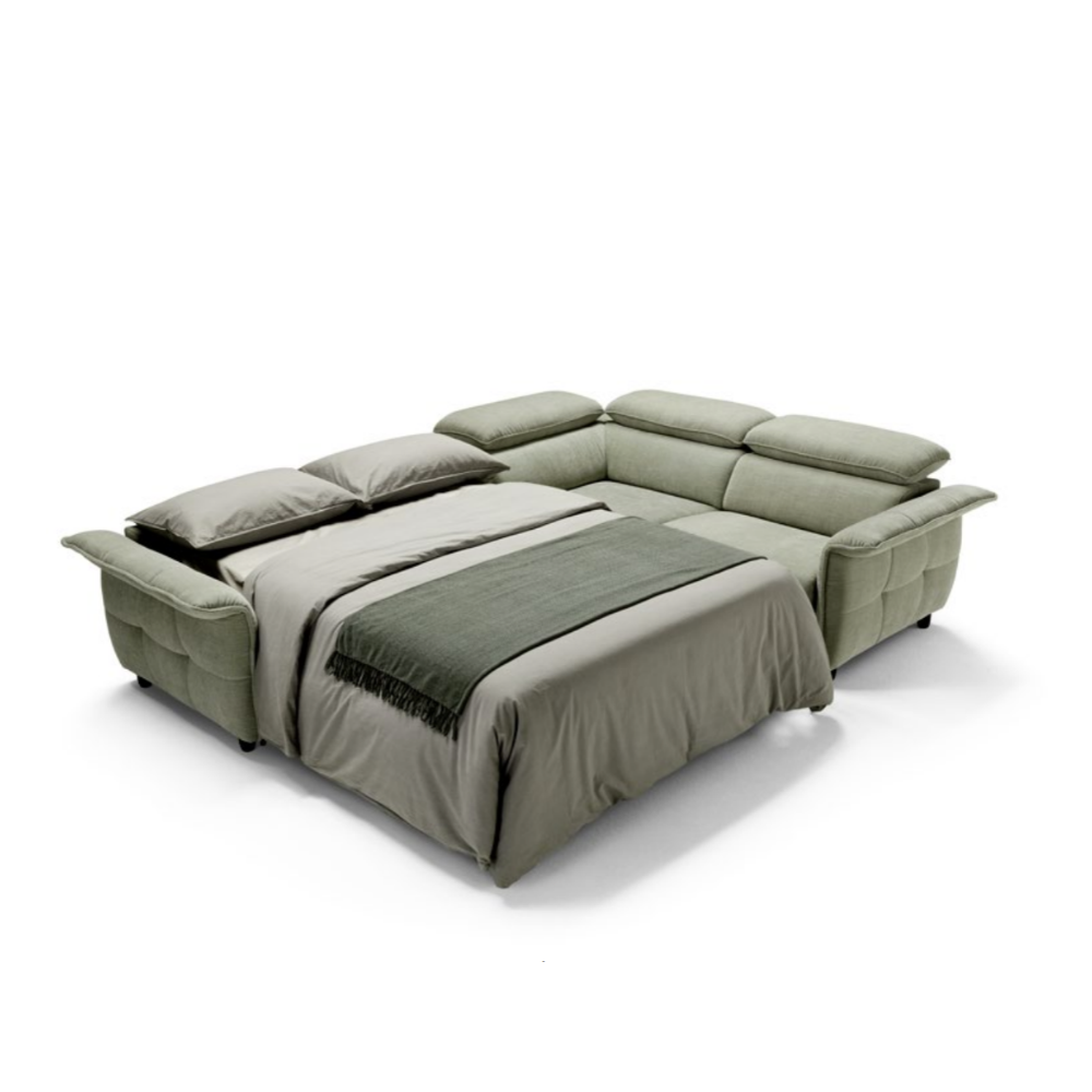 Rinconera cama modelo DINAMO en tela con asientos relax