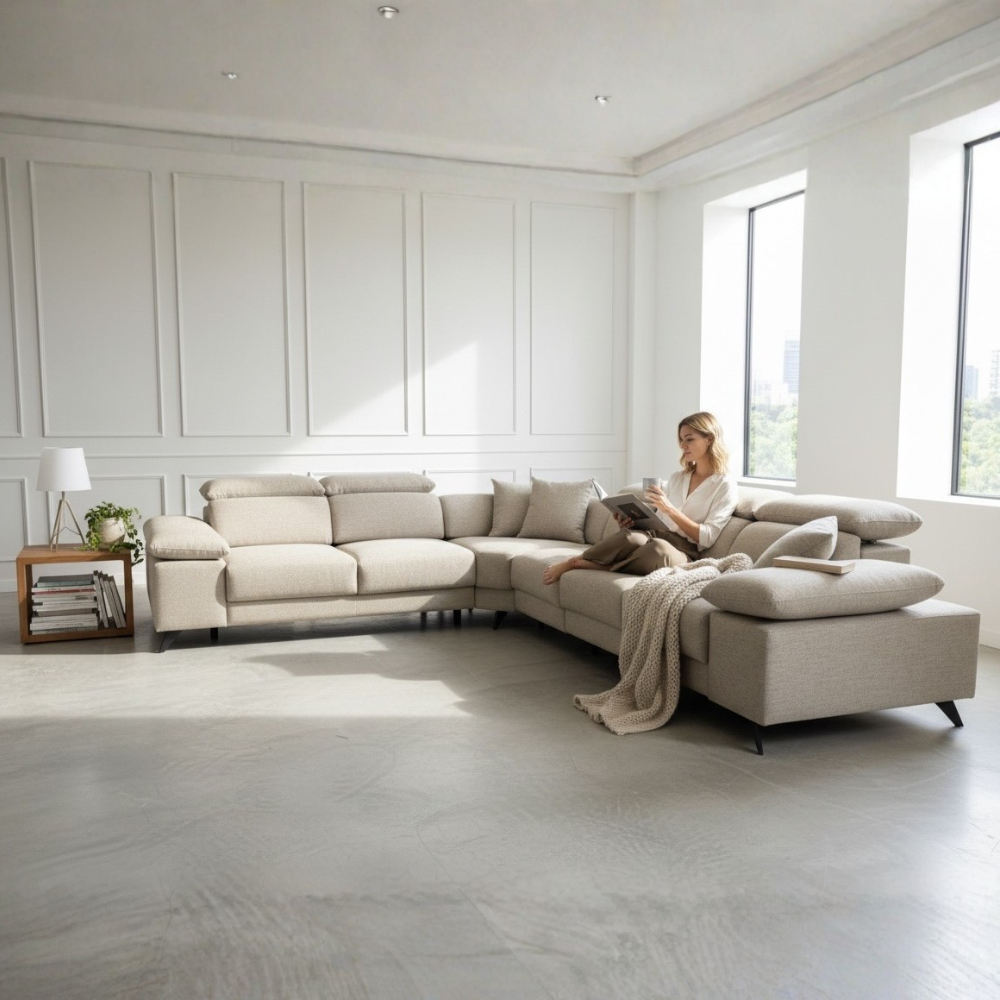 Rinconera modelo NICE tapizado Aquaclean