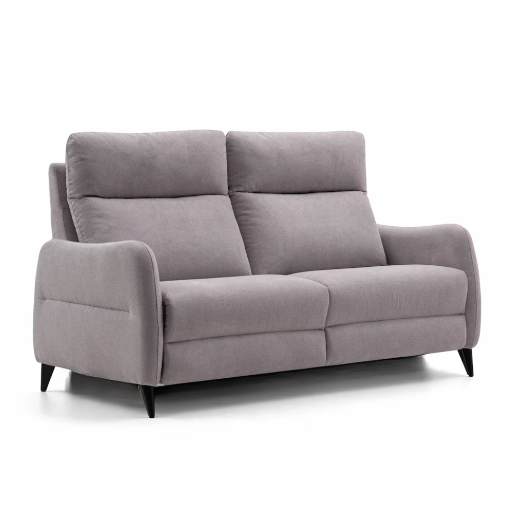 Sofá de fondo reducido modelo RIVER con asientos fijos