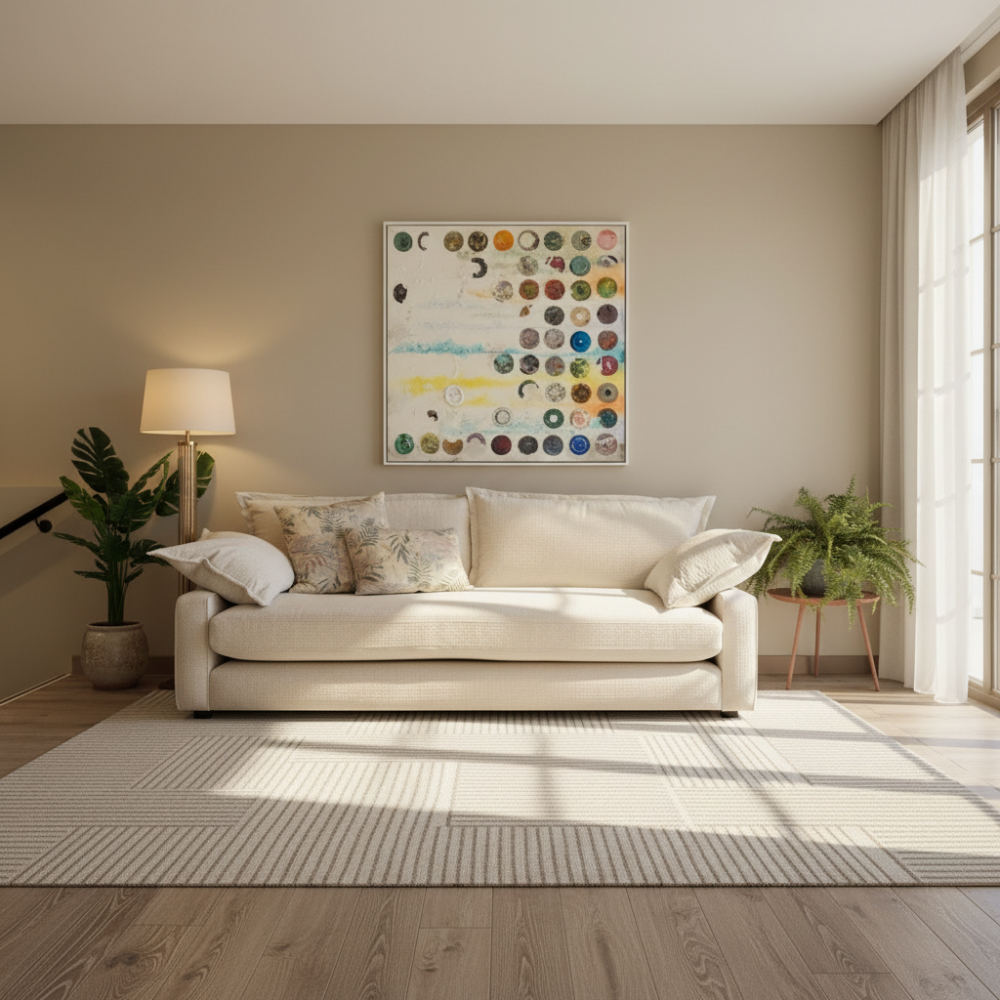 Sofá de diseño y amplia sentada XL modelo OLAVIDE