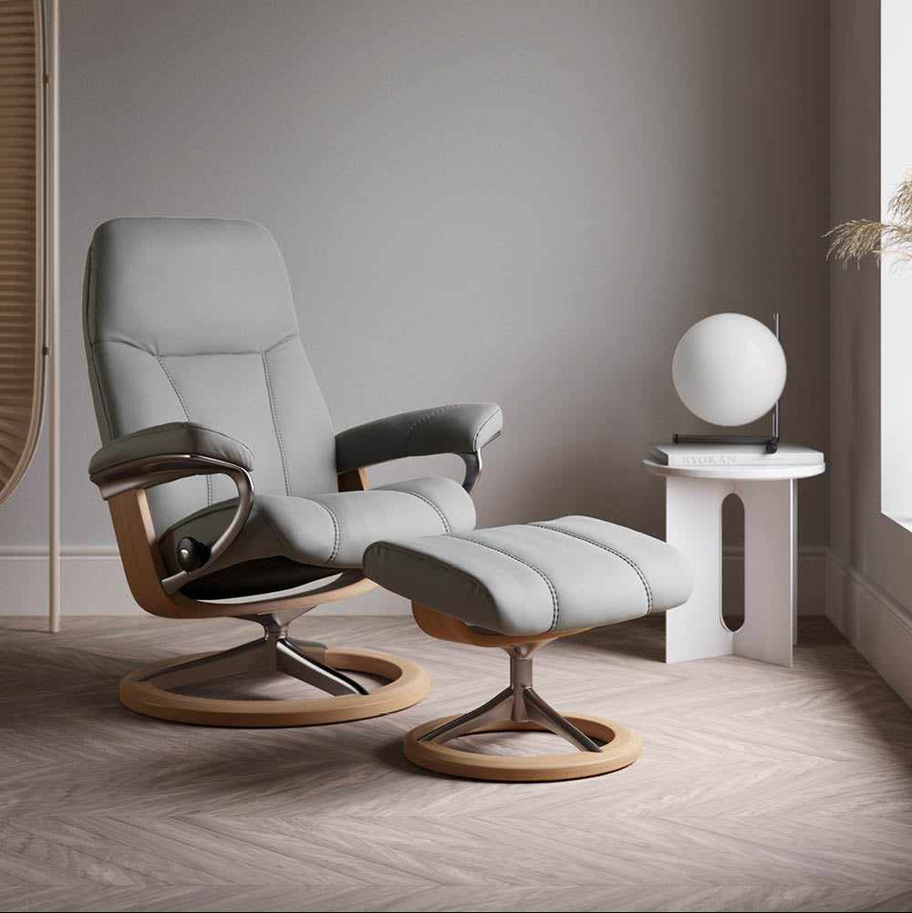 Sillón modelo CONSUL Signature Plus™ System BalanceAdapt™ en piel Batick