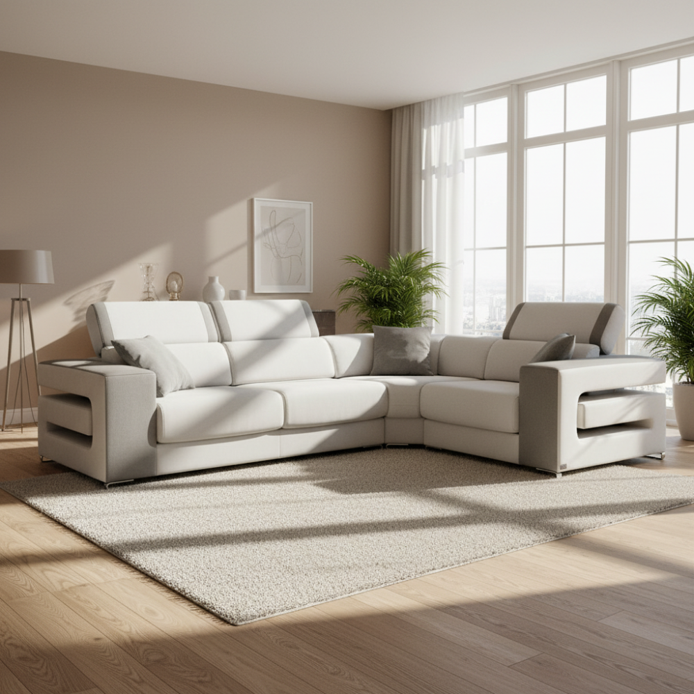 sofa tapizado modelo sombras 1 Disponible en nuestras tiendas de diseño Sidivani en Madrid y en nuestra web