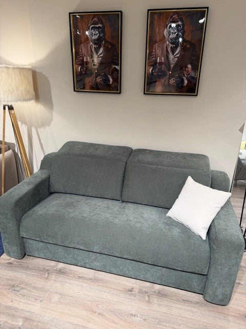 Sofá cama con cabezal reclinable y sistema de apertura italiana AMORE