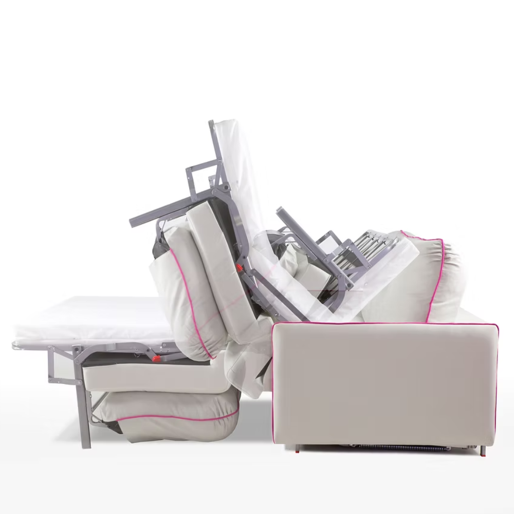 Sofá cama modelo LEONOR en tela con apertura italiana