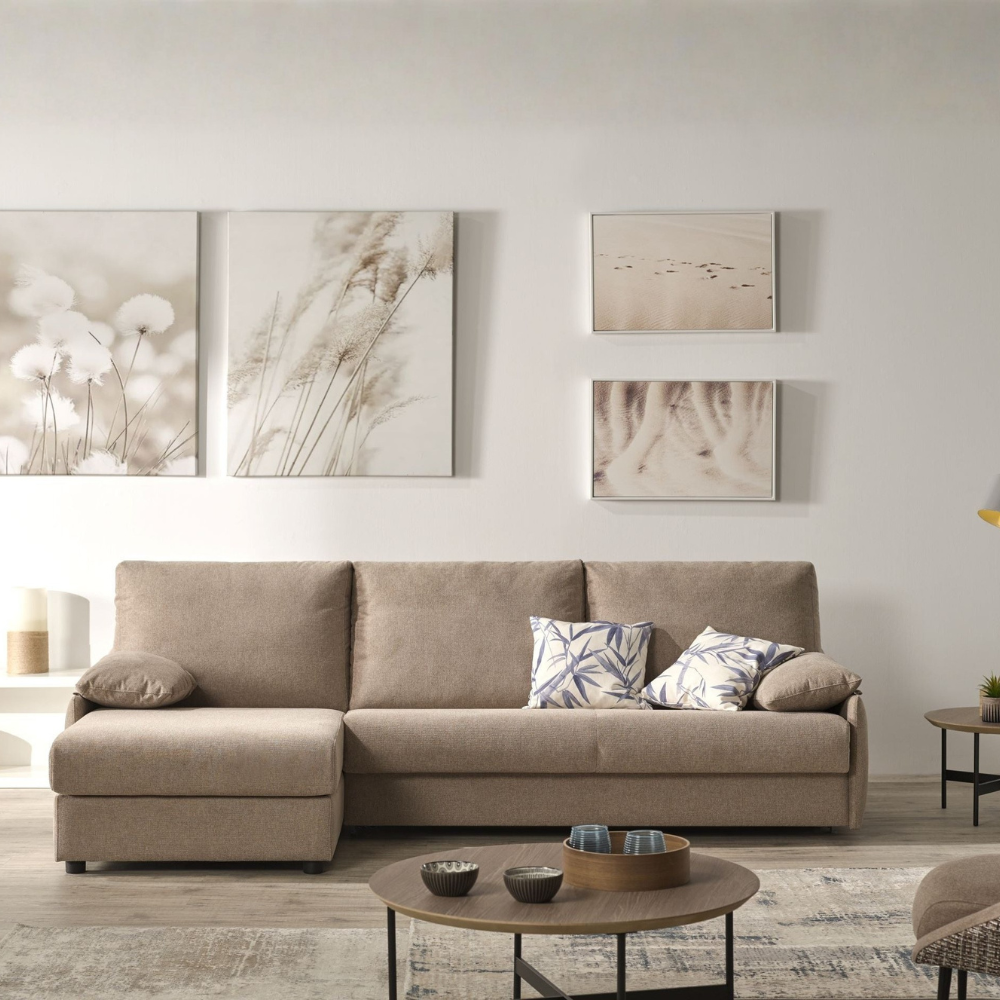 Chaiselongue cama modelo ALGARVE con sistema de apertura Italiano