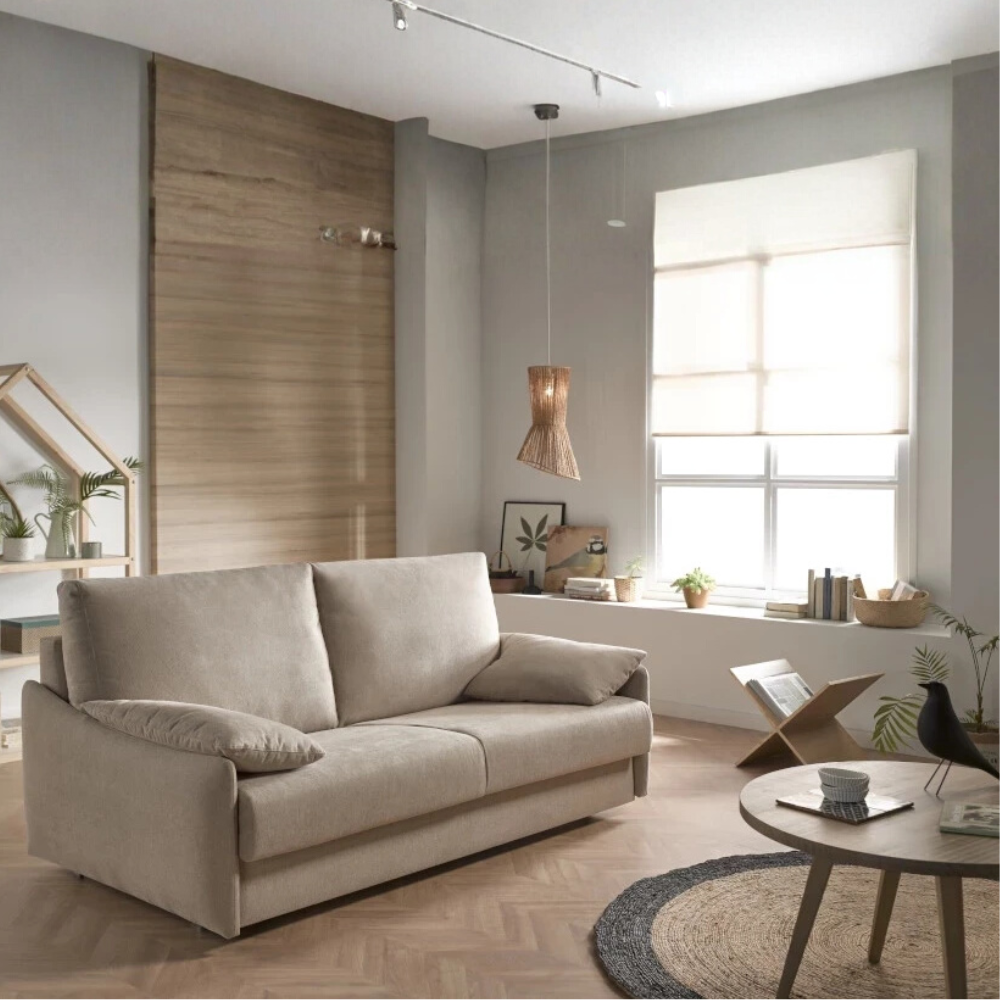 Sofá cama modelo ALGARVE con sistema de apertura italiana