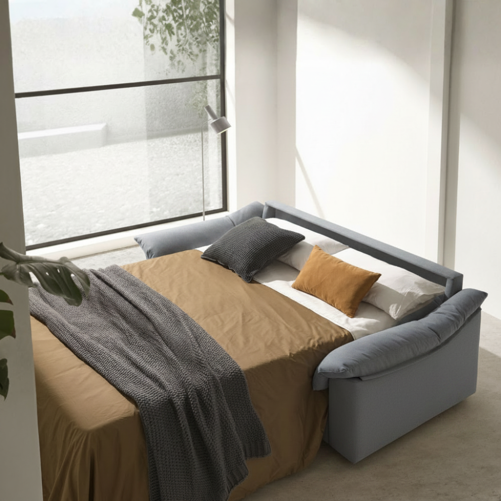 Sofá cama modelo BERTON con sistema  de apertura italiana