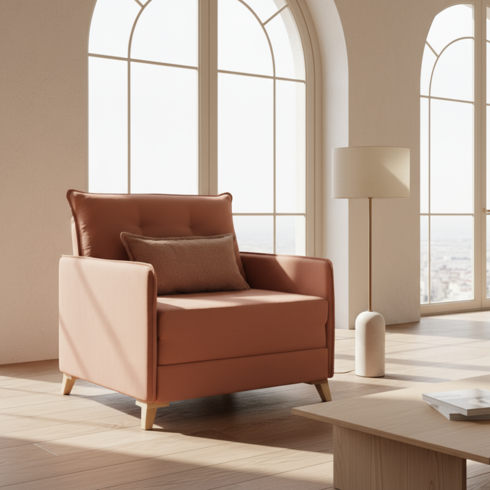 Sillón cama con sistema italiano modelo COMPORTA