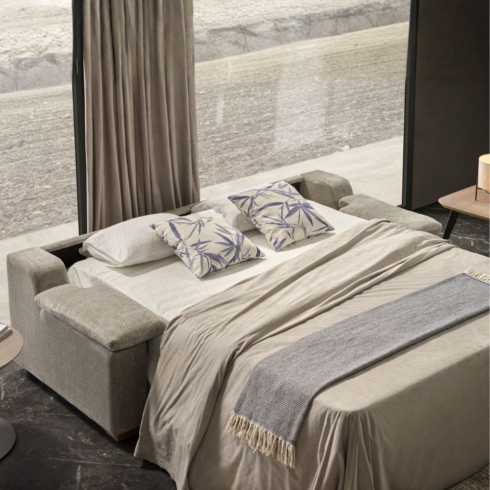 Sofá cama de diseño con sistema Italiano modelo ORMOND
