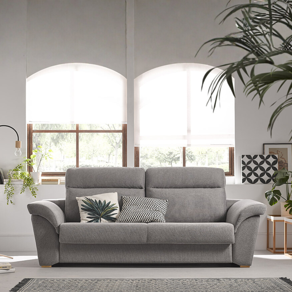Sofá cama con sistema de apertura italiana modelo LEA