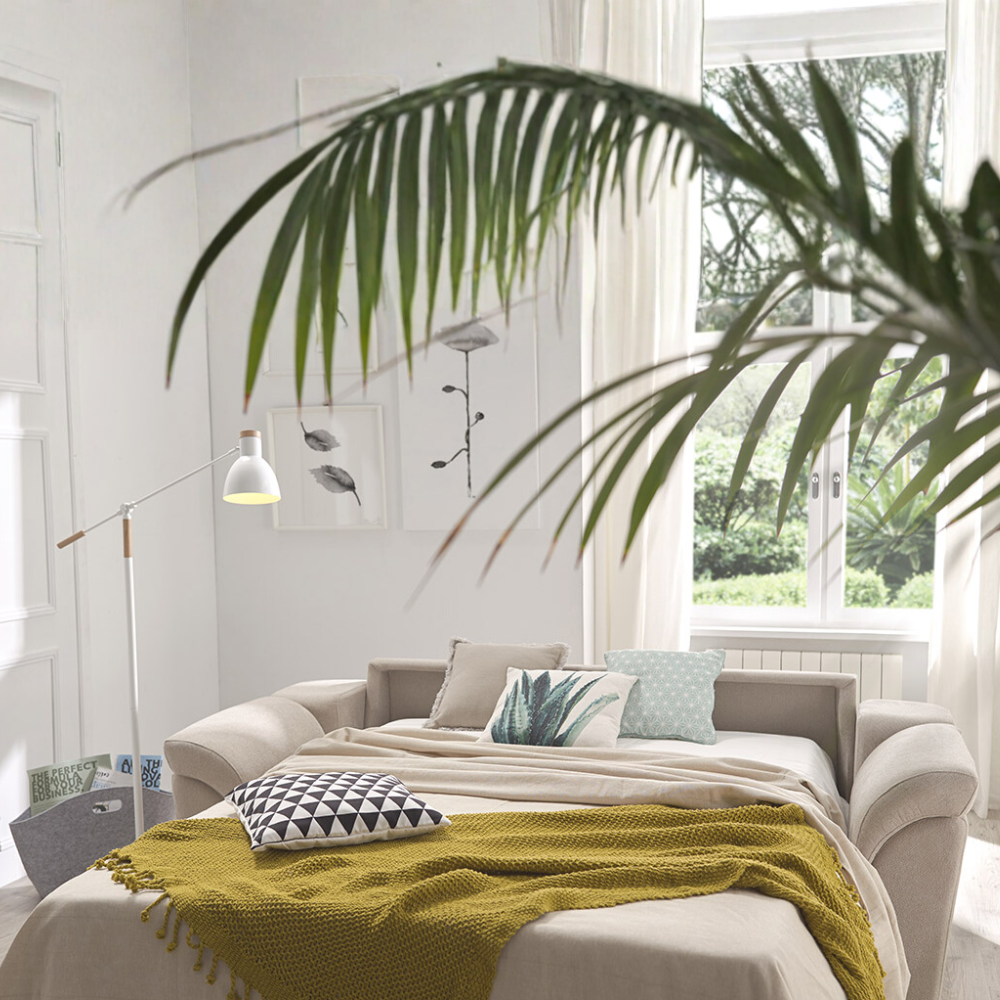 Sofá cama con sistema de apertura italiana modelo LEA