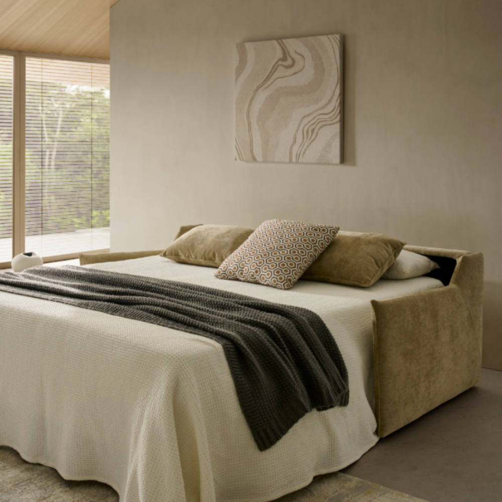 Sofá cama modelo CARTAGENA con sistema Italiano