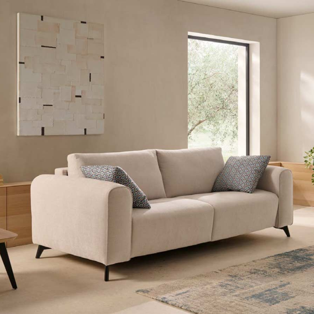 Sofá cama modelo KRAVITZ con sistema Italiano