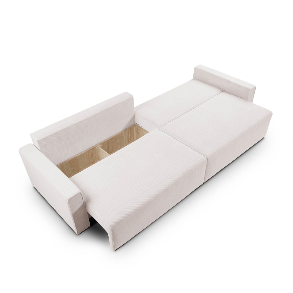 Sofá cama con sistema hop y almacenaje modelo SODI x2