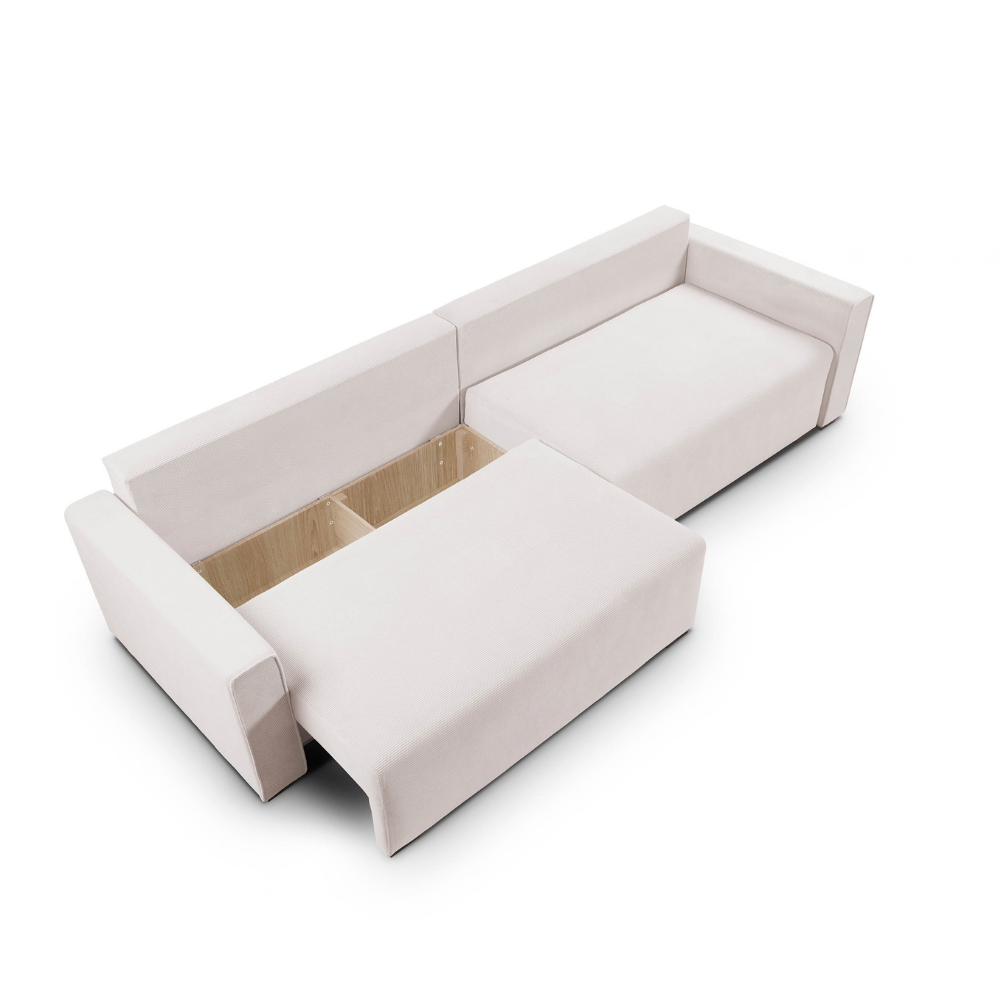 Sofá cama con sistema hop y almacenaje modelo SODI x2