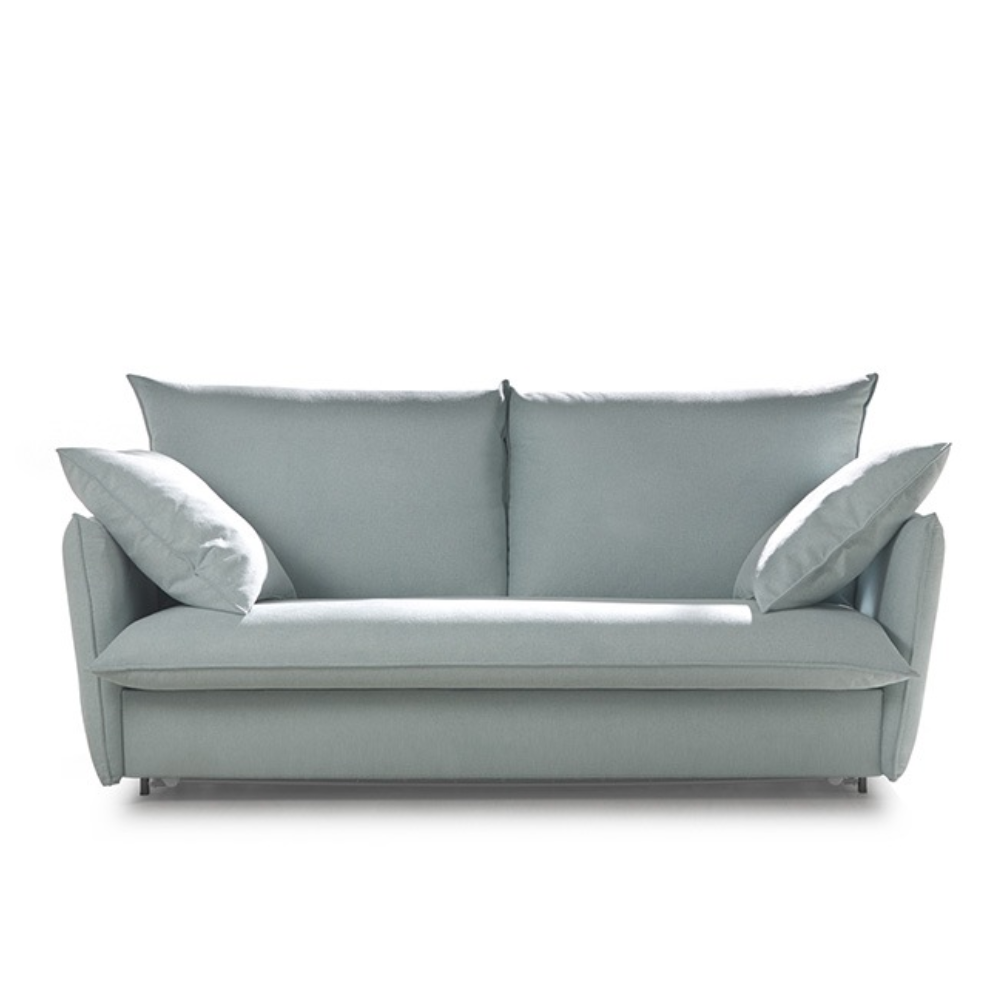 Sofá cama con sistema  de apertura italiana modelo SPIRIT tapizado Aquaclean