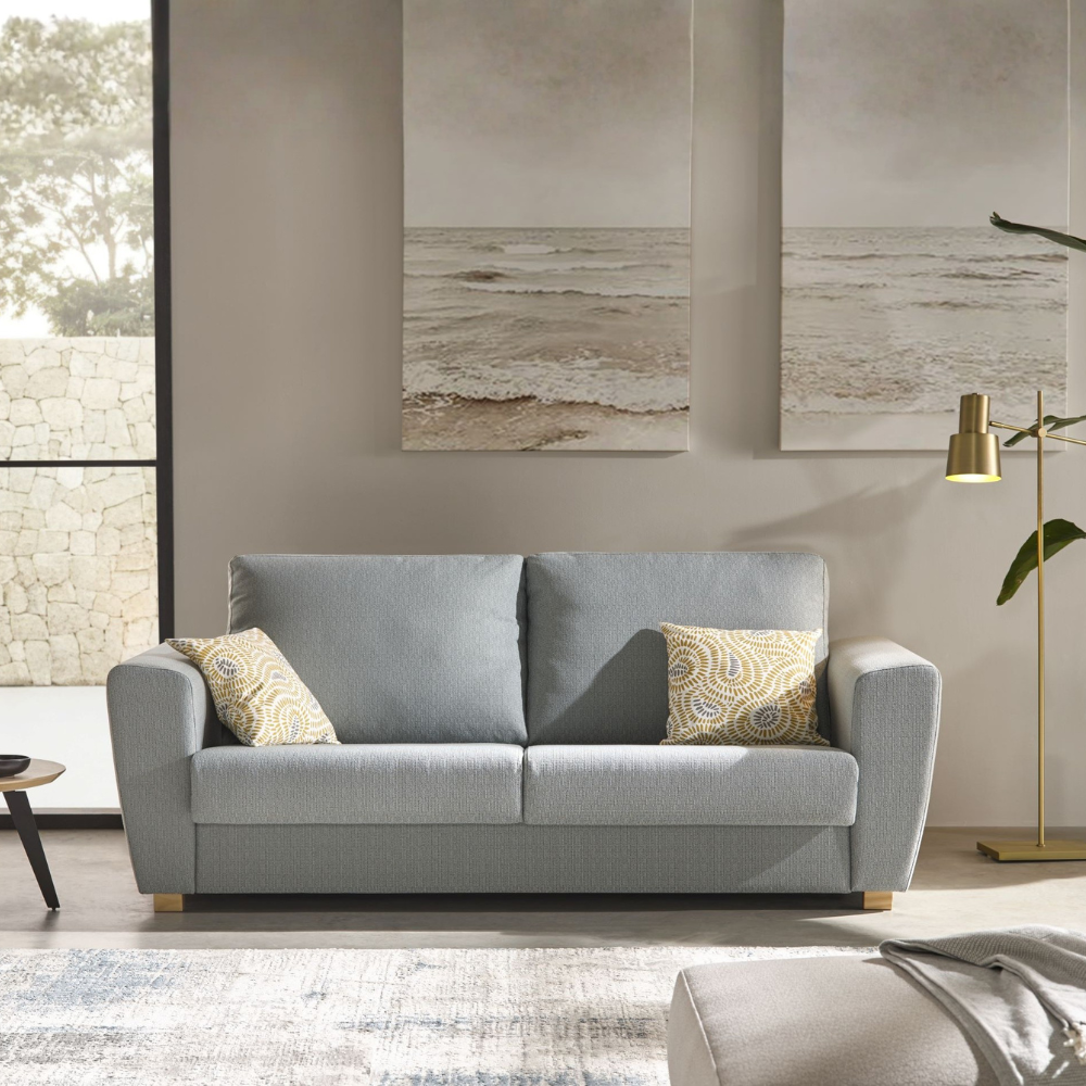 Sofá cama de diseño con sistema Italiano modelo TINA