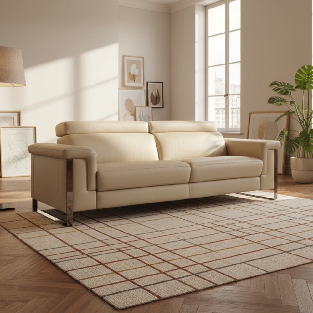 Sofá relax de diseño modelo CUPERTINO Tapizado Piel