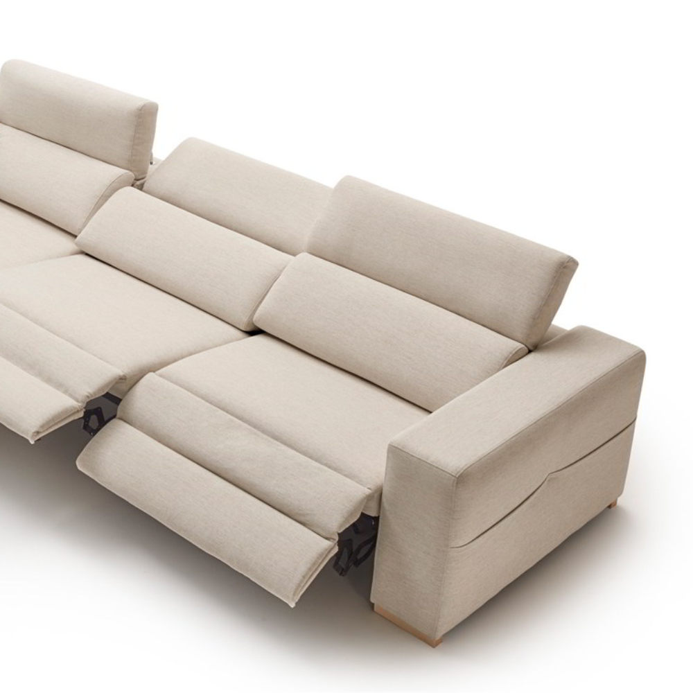 Sofá de diseño con tres asientos relax modelo STING