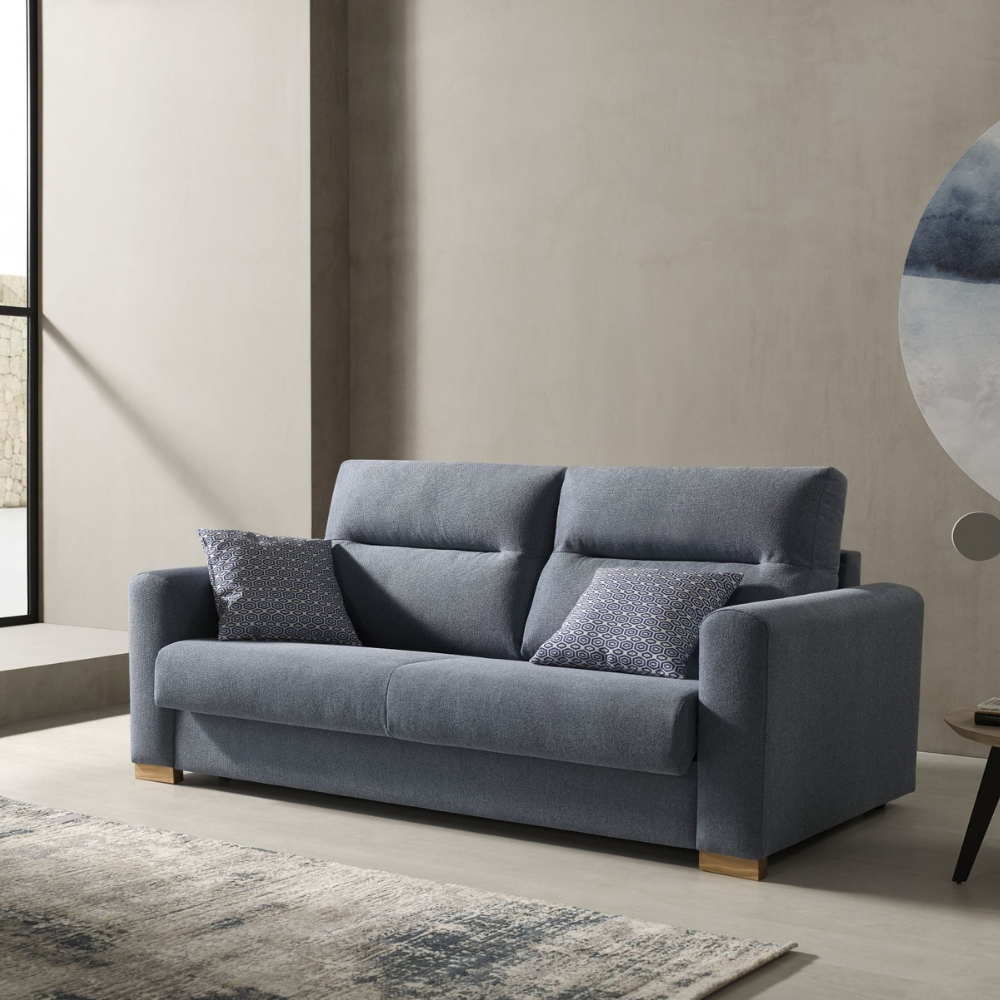 Sofá cama modelo FARO con sistema de apertura italiano