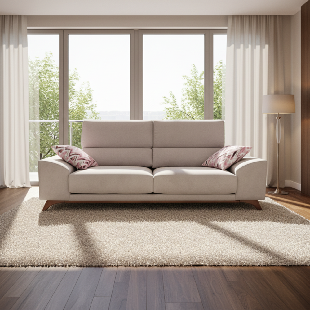 Sofá modelo MADEIRA con asientos extraíbles