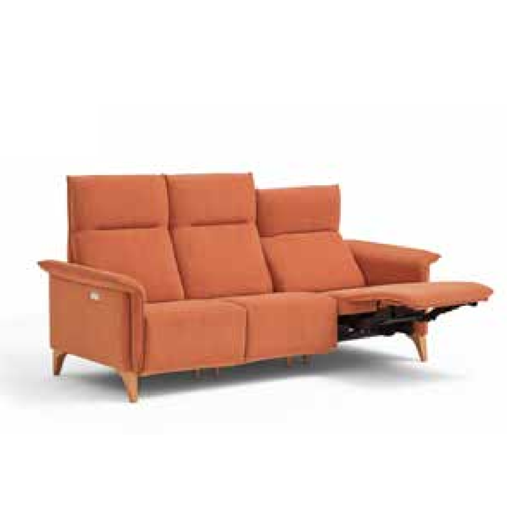 Sofá relax motorizado con cabezal ajustable modelo NAO