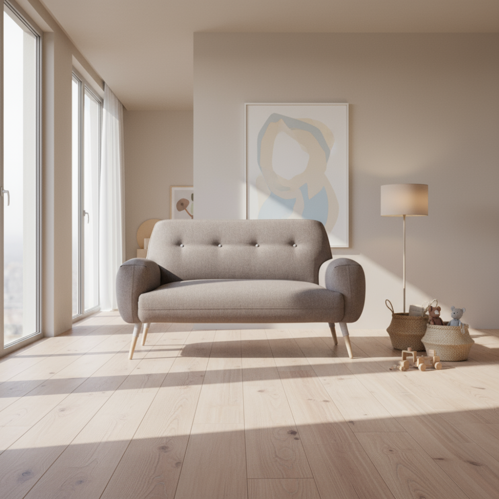 Sofá nórdico modelo MONA Tapizado Lido