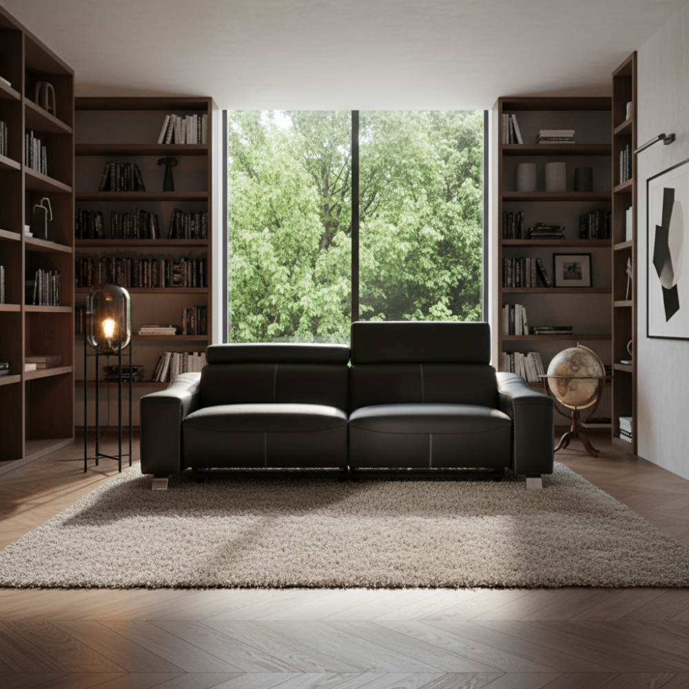 Sofá de piel modelo BOWIE