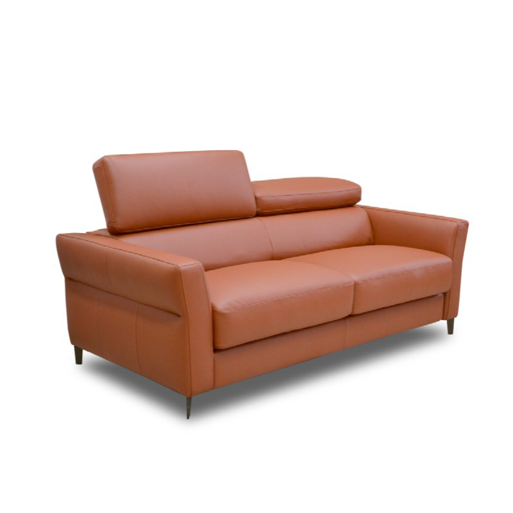 Sofá cama de diseño en piel modelo TARANTINO