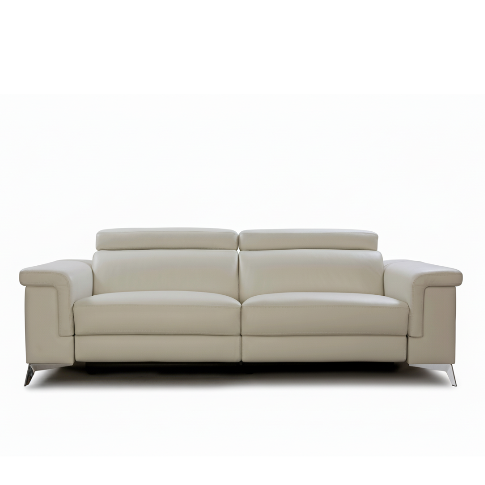 Sofá 2 asientos relax motorizados modelo VENICE tapizado piel