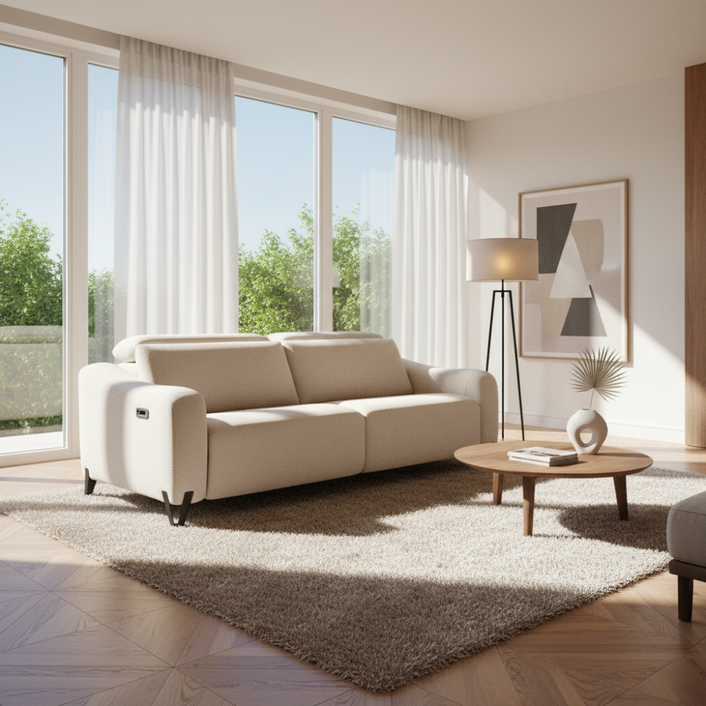 Sofá Relax modelo VIVALDI tapizado antimanchas