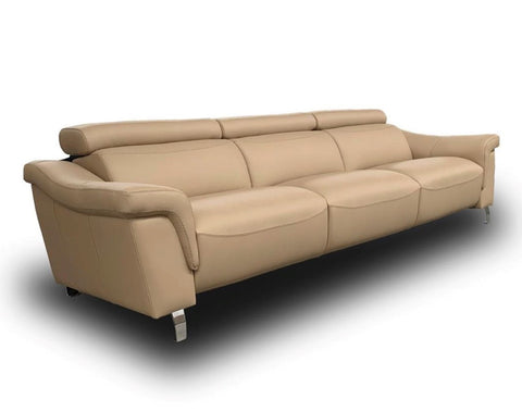 Sofá con 3 relax modelo PADOVA en piel