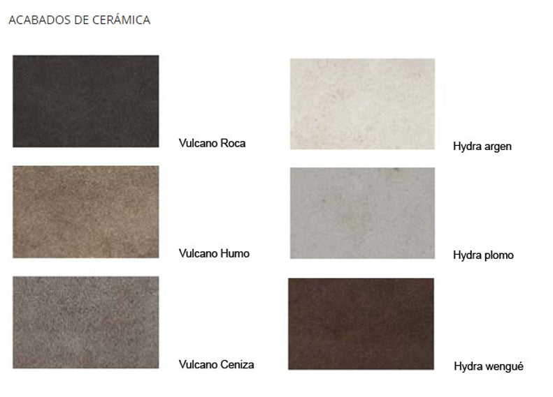 Mesa Comedor Fija o Extensible Vidrio Color Piedra