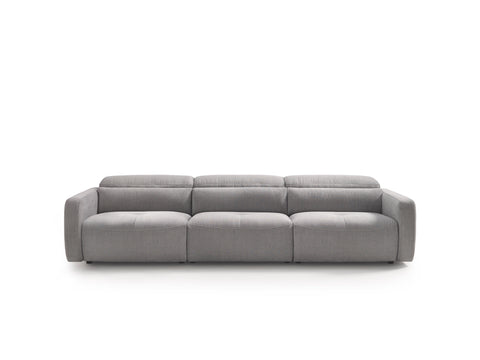 Sofá de diseño con asientos relax modelo BOSSANOVA brazo reducido