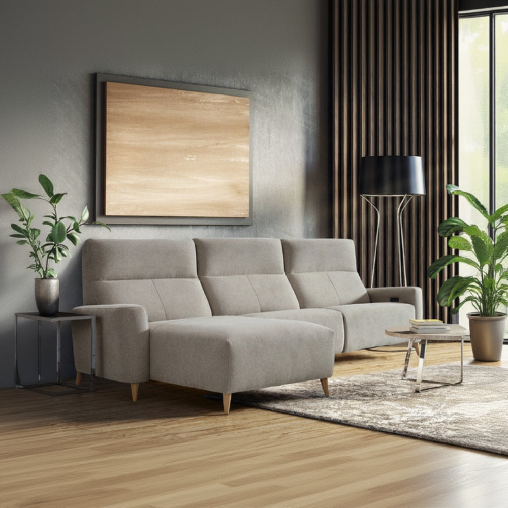 Chaiselongue de diseño modelo CAPRICE con opción asientos relax.