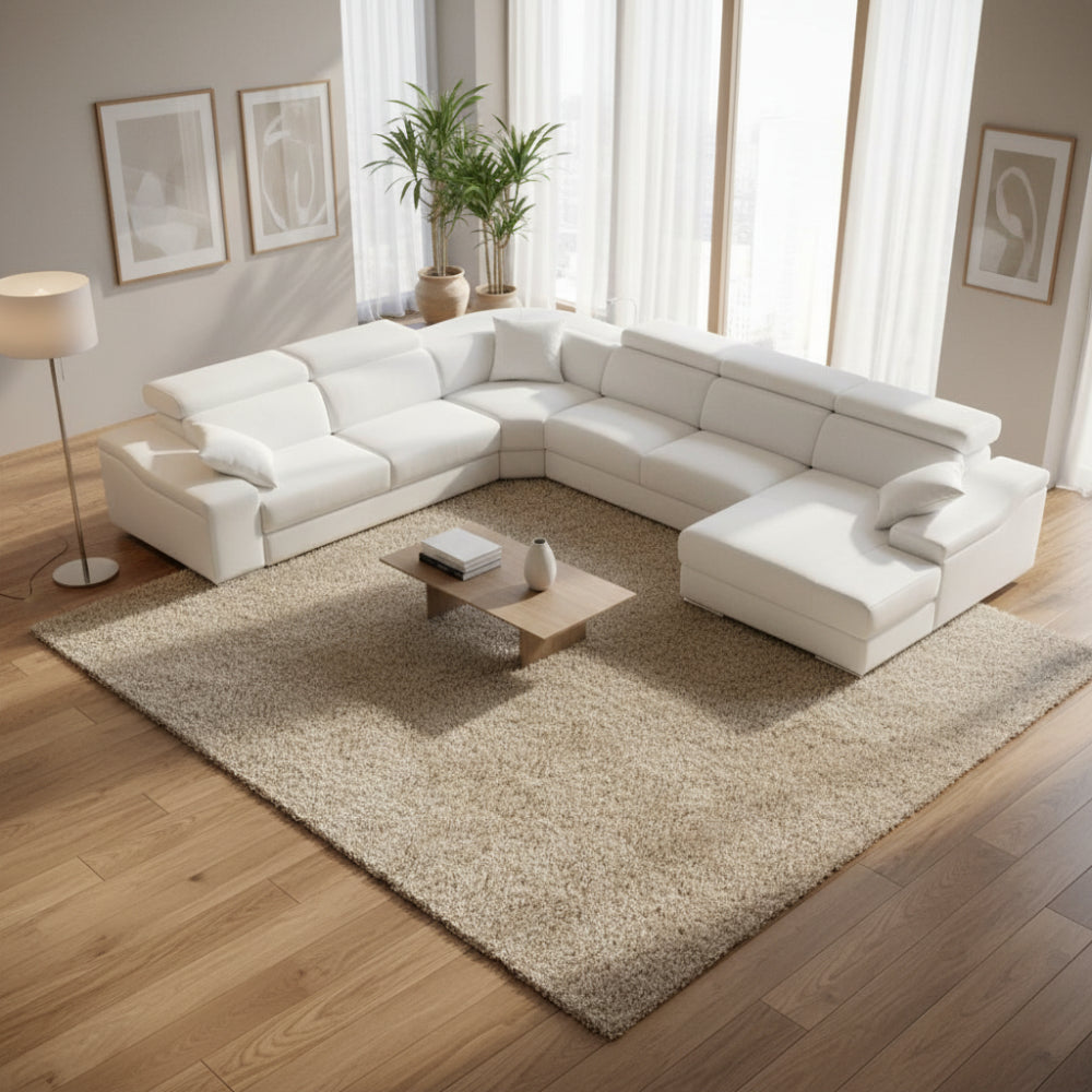 Rinconera con Chaiselongue modelo GIULIETTA Tapizado Piel