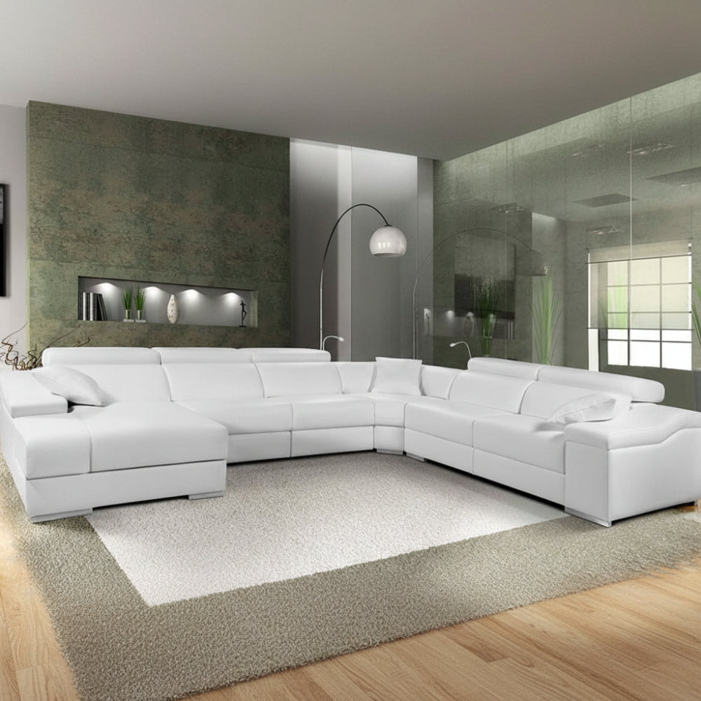 Rinconera con Chaiselongue modelo GIULIETTA Tapizado Piel