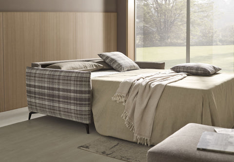 Sofá con cama modelo MINIMAL con sistema de apertura Italiano