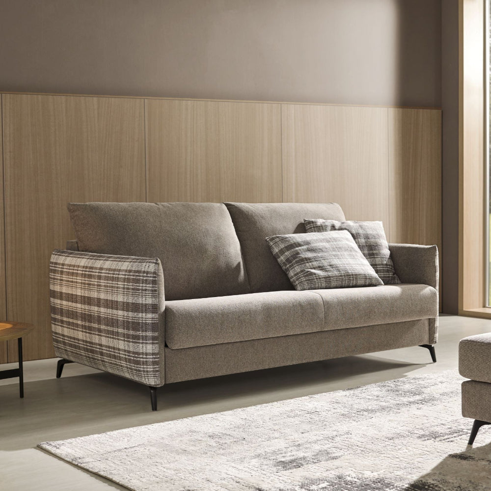 Sofá con cama modelo MINIMAL con sistema de apertura Italiano