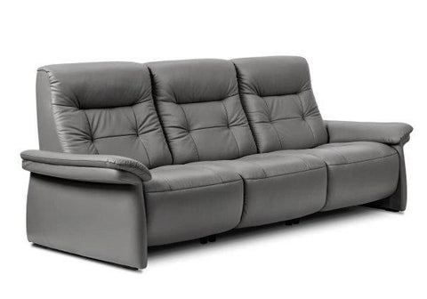Sofa STRESSLESS modelo MARY con asientos motorizados en piel paloma