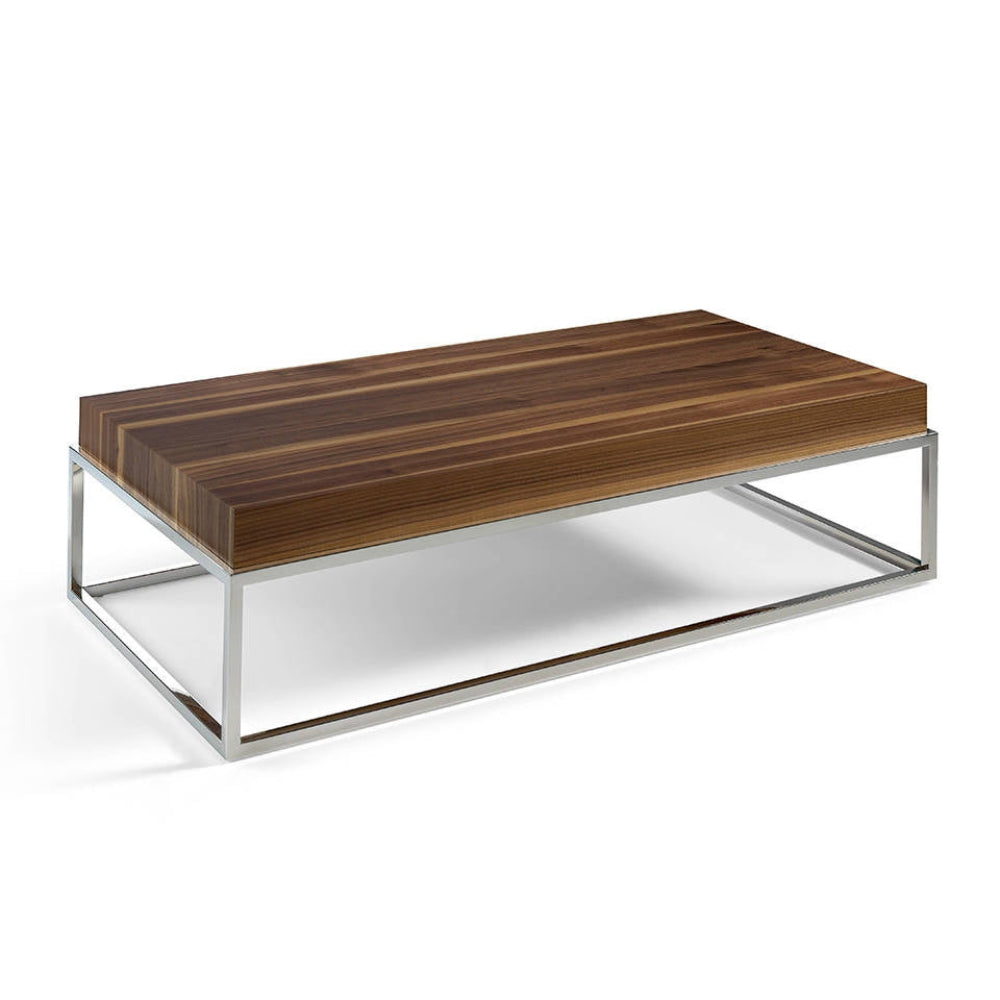 Mesa centro Patas de Acero y Tapa DM Colección Elegance