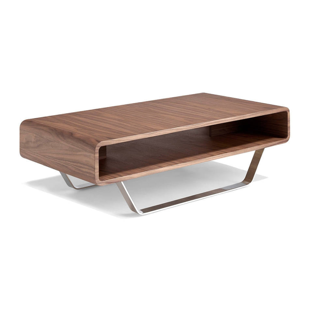 Mesa centro Chapada en Nogal Colección Elegance