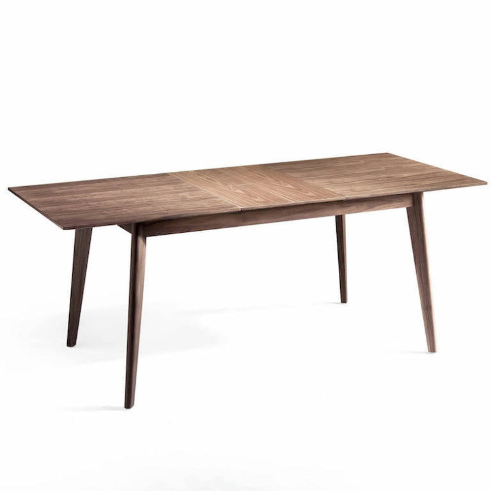 Mesa de comedor extensible de nogal modelo ELEDT706 Sidivani